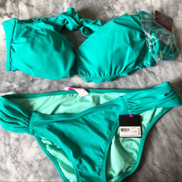 🌴NWT VS Teal Bikini Set! Top & Bottom 💚 - Picture 8 of 8